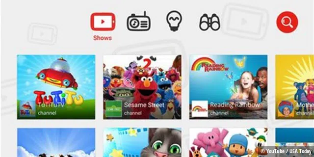 Google plant YouTube-App für Kinder (c) YouTube / USA Today