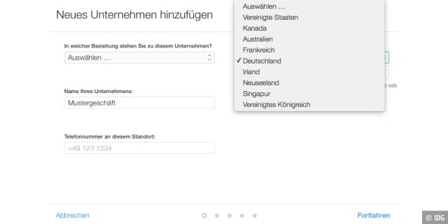 Jetzt können sich auch deutsche Unternehmen bei Apple Maps eintragen.