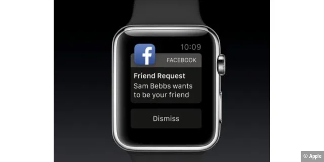 Facebook auf der Apple Watch