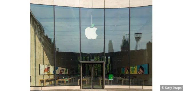 Der Apple Store in Düsseldorf zum Earth Day.