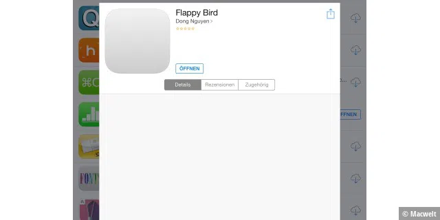 Nicht mehr da: Flappy Bird ist nicht mehr im App Store erhältlich.