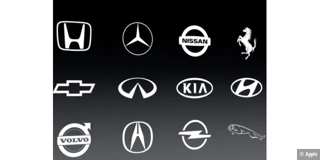 WWDC 2013: Diese Autohersteller sollen laut Apple bald Siri und iOS in the Car unterstützen.