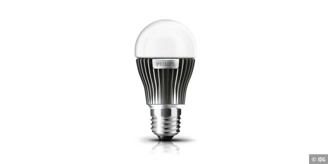LED-Birnen wie diese von Philips sind noch vergleichsweise teuer. Das Licht ist meist auch nicht schön.
