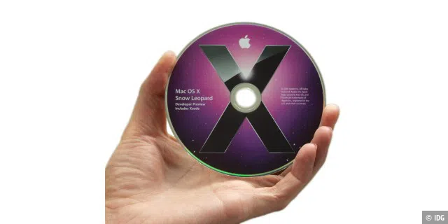DVD von Mac-OS X 10.6 Snow Leopard