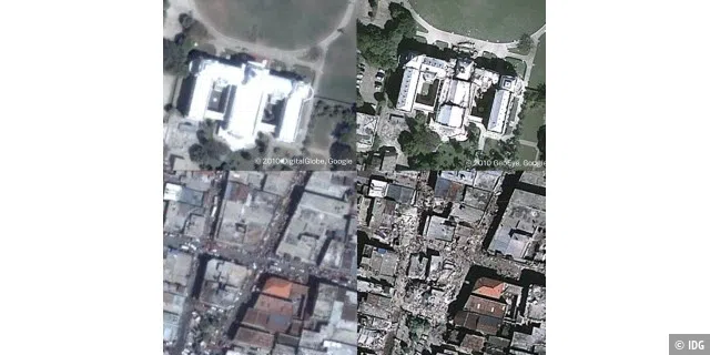 Haiti - Google Earth zeigt Ausmaß der Katastrophe