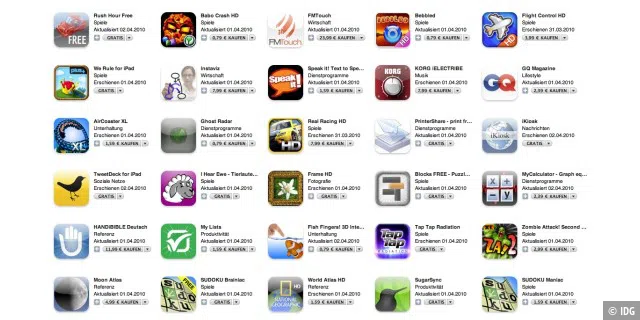 iPad Apps im App Store