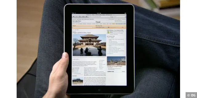 Das iPad ist ein tolles Internetgerät.