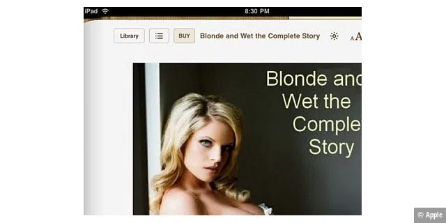 Zu heiß für das iPad? Britischer iBooks-Store-Besteller Blonde and Wet.