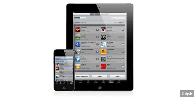 Jetzt kann man Apps automatisch abgleichen und gekaufte Anwendungen neu installieren.