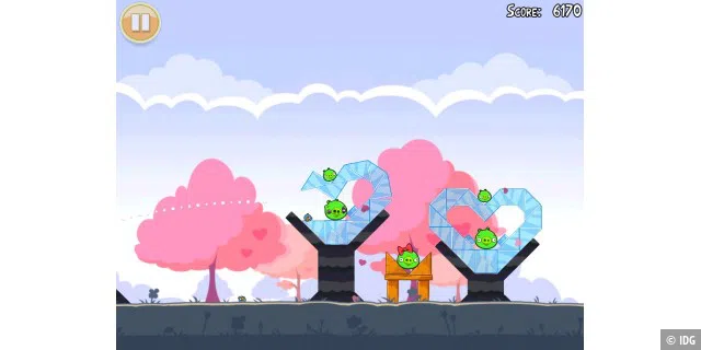 Angry Birds Seasons Valentinstag