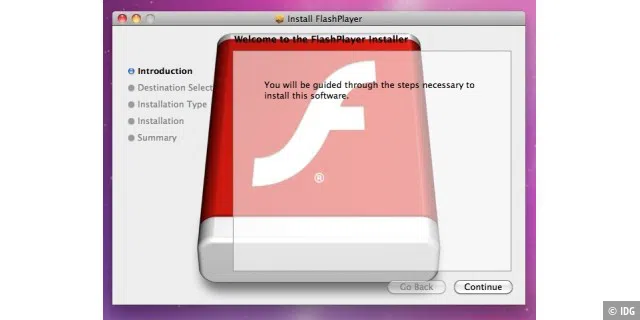 Trojaner Flash Installer