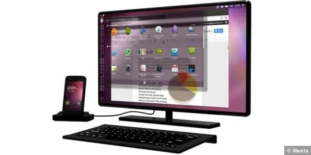 Ubuntu für Android – Smartphone soll Desktop-PC ersetzen (c) Ubuntu