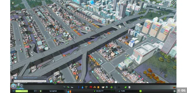 <b>Cities: Skylines</b><br1/>Wie lösen wir heftigen Verkehr auf? So zum Beispiel.