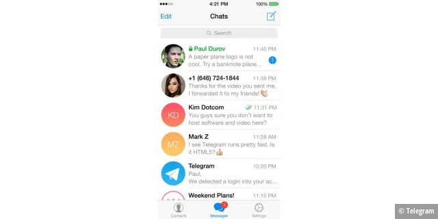 Sichere Chat-Apps für iOS