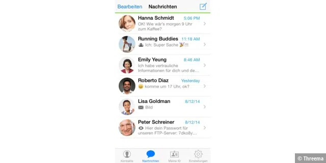 Sichere Chat-Apps für iOS