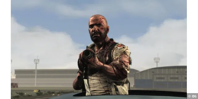 Max Payne ist nicht aufzuhalten, lässt aber sichtbar Federn. Und Haare.