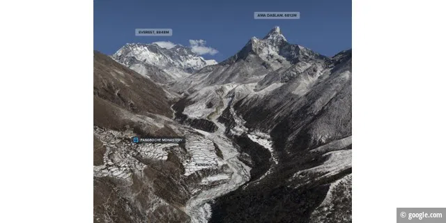 Microsoft lädt zur virtuellen Mount-Everest-Besteigung ein (c) google.com
