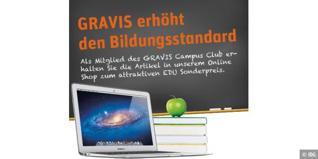 Der Gravis Campus Club ist das Rabattprogramm für Bildungskunden des Berliner Apple-Händlers.
