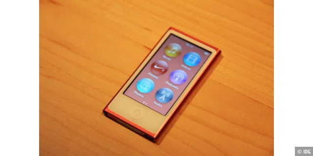 Der neue iPod Nano, nun mit größerem Display aber weiterhin ohne Kamera