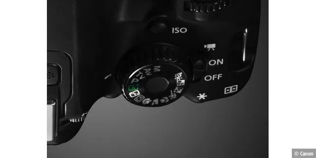 Zwei neue Einstellungen findet man auf dem Modus-Wahlrad der Canon EOS 650D: Eine für HDR-Bilder und eine für Nachtaufnahmen ohne Stativ