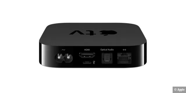 Wer sich frei im Raum bewegen will, ersetzt Kabel und Adapter durch die drahtlose Ausgabe der Präsentation auf ein Apple TV 2 oder 3 über Airplay.