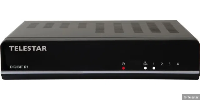 Der Telestar Digibit R1 kann bis zu vier TV-Geräte mit Signalen versorgen