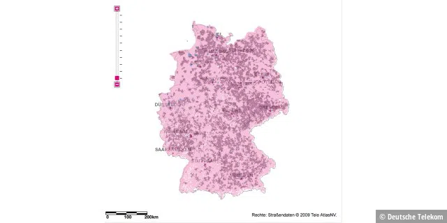 LTE-Netzabdeckung von der Deutschen Telekom