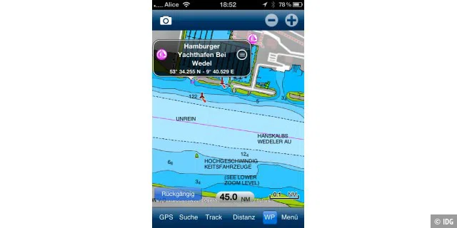 Navionics Europe erlaubt Freizeit-Skippern die Routenplanung und Navigation.
