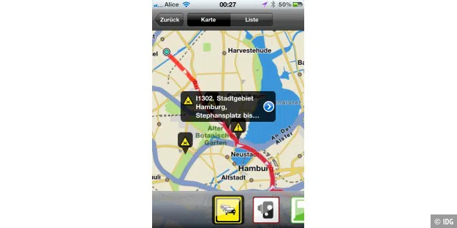 Die Apps wie Skobbler oder Telmap Navigator müssen Ihre Karten während der Fahrt laden.