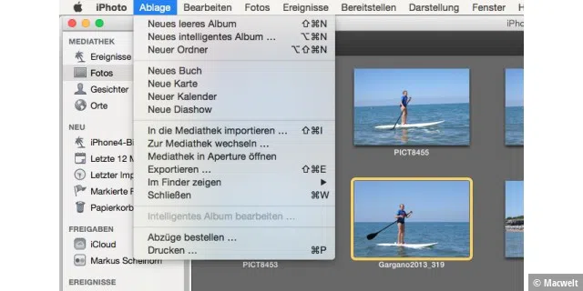 Fotos für OS X Bildbearbeitung