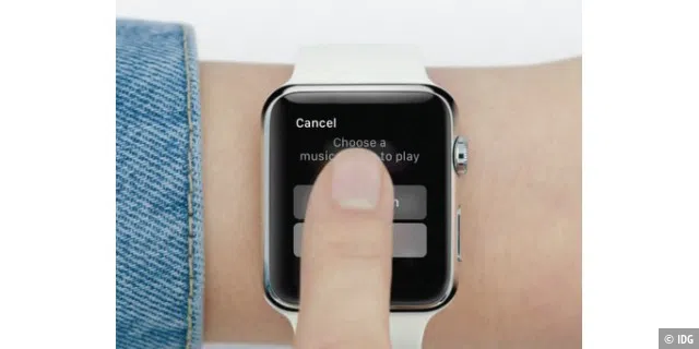 Musikquelle auswählen: Watch oder iPhone?