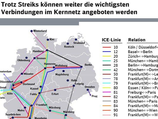 Fahrplan Streik Bahn