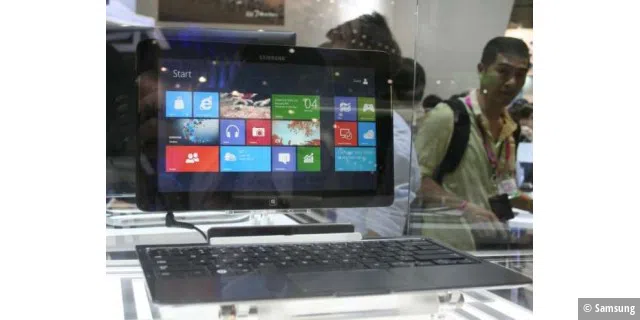 Samsung zeigt Windows-8-Tablets mit ansteckbarer Tastatur (c) Samsung