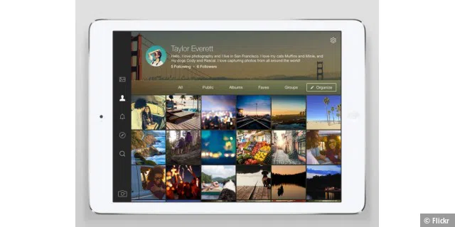 Flickr iPad-App