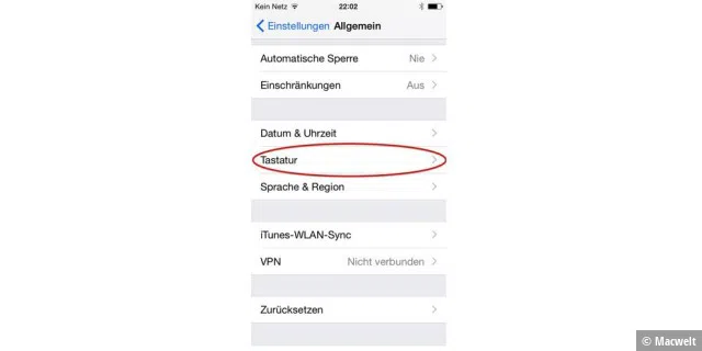 iOS 8: Erweiterungen installieren und aktivieren