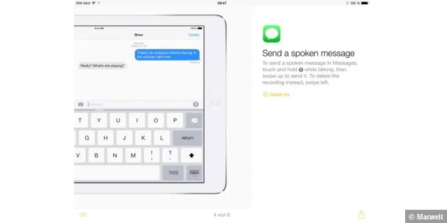 iOS 8: Apples Tipp-App