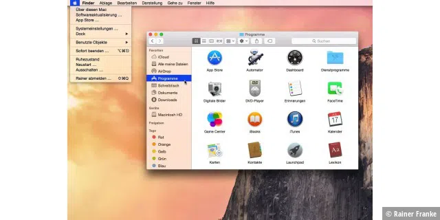 Die Neuerungen von OS X Yosemite