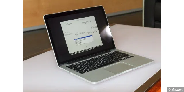 Macbook Pro Retina 13 Zoll ausgepackt