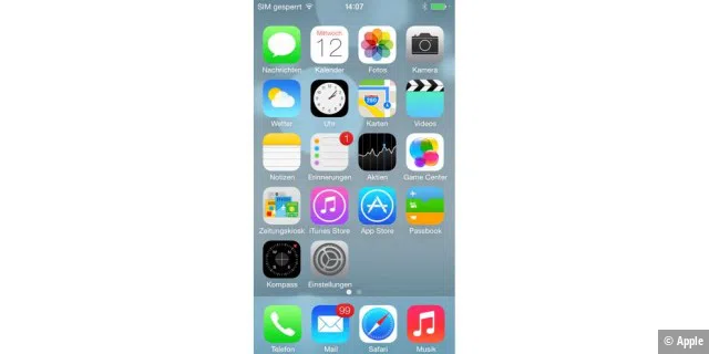 iOS 7: Ebenen und Transparenz