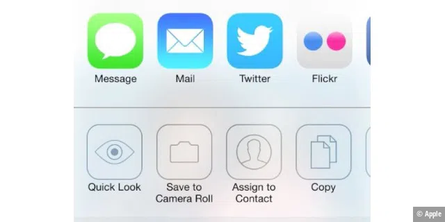 Das Design von iOS 7