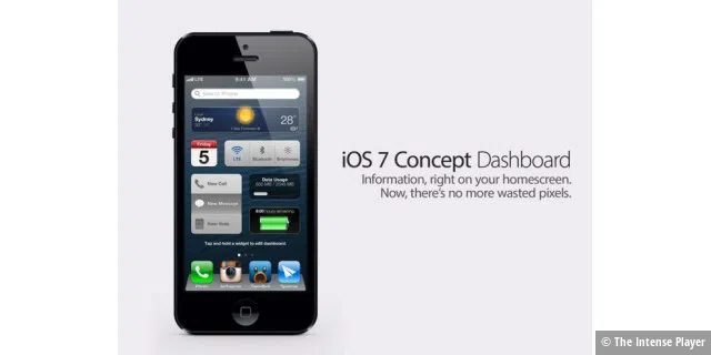 Übersicht der iOS-7-Konzepte