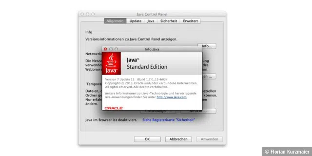 So deaktivieren Sie Java in Ihrem Browser
