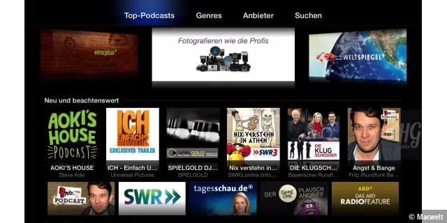 Tolle Gratis-Inhalte für das Apple TV