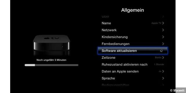 Ausprobiert: Apple TV mit Tastatur