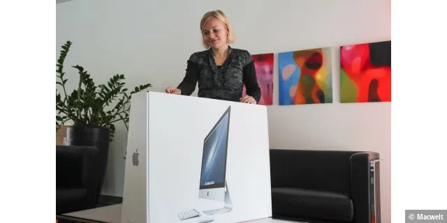 iMac 27 Zoll 2012 ausgepackt
