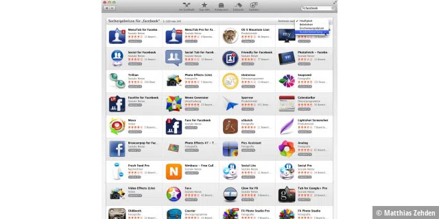Mac App Store unter Mountain Lion verwalten