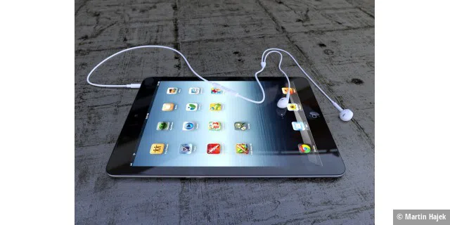 iPad Mini mit den neuen Earpods