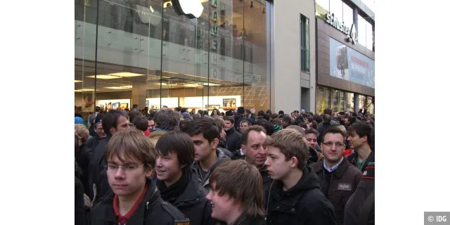 Offizielle Eröffnung des Apple Stores in München