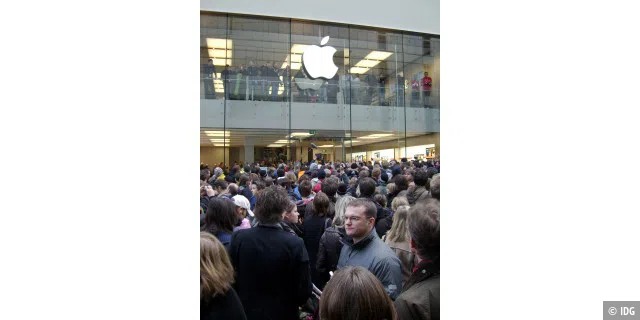 Offizielle Eröffnung des Apple Stores in München