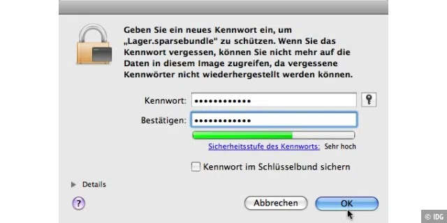 Daten verschlüsseln mit Mac-OS X